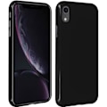 Pikkukuva 1 / 4: Puhelimen kuori - Apple - iPhone XR - Pehmeä silikonigeeli - Mattapinta - Kiiltävät reunat svart