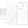 Miniatyrbild 2 av 2: Tillbehörsset för iPhone 15 Pro - MagSafe skal och USB-C laddare 20W - 4smarts