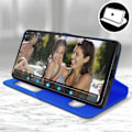 Miniatyrbillede 4 af 4: Smartphone cover - Samsung - S20 FE - Fuld etui - Dobbelt vindue - Video støtte blå
