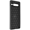 Miniatyrbillede 2 af 5: Etui - MOFI - Google Pixel 7 Pro - Carbon Effect - Børstet metal - Sort