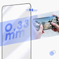 Miniatyrbillede 4 af 6: Toughened Glass til Motorola Moto G15 og G15 Power Hårdhed 9H Facetteret Dux Ducis Sort Svart