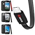 Miniatyrbillede 3 af 4: Officielt Crosscall USB til mikro USB kabel Sort 1,2m