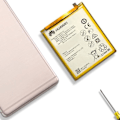 Miniatyrbild 3 av 5: Internt batteri för Huawei P9 Plus - AVIZAR - HB376883ECW - Kapacitet 3400mAh - Litium Ion - 3,7 V Vit
