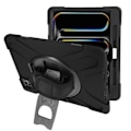 Miniatyrbild 2 av 5: AVIZAR Stötsäker iPad Pro 13 2024 Fodral - Svart remstödshandtag Svart