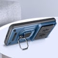 Miniatyrbillede 4 af 6: AVIZAR Hard Case til Xiaomi 14 Ultra - Skydekameradæksel - Roterende støttering - Midnatsblå Blå