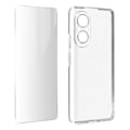 Miniatyrbillede 2 af 5: Honor 50 SE blødt etui og 9H hærdet glasfilm - gennemsigtig - AVIZAR - Beskyttelsespakke - Hvid Vit