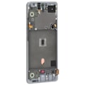 Miniatyrbild 2 av 4: Komplett enhet för Samsung A51 5G LCD + pekskärm + Samsung vitt chassi Vit