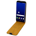 Miniatyrbillede 3 af 4: Housse Clapet Vertical Læder - AVIZAR - Samsung Galaxy S8 Plus - Fuld beskyttelse - Sort - Klap Svart