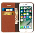 Miniatyrbillede 3 af 4: Etui Portefeuille Læder - AVIZAR - iPhone 7/8 - Fuld Beskyttelse - Horisontalt Stativ - Kortslidsser kastanj