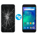 Pikkukuva 4 / 4: Xiaomi Redmi Go LCD-näyttö - musta - Täysi kosketuslohko yhteensopiva Svart