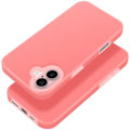 Pikkukuva 2 / 5: Suojakuori iPhone 16 Plus AVIZAR -puhelimelle - Pehmeä silikoni - Korotettu reuna - Puuterivaaleanpunainen Rosa