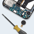 Miniatyrbillede 3 af 3: Erstatningsvibrator til Samsung Galaxy A15 Sort - AVIZAR - Vægt: 12 g Svart