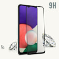 Pikkukuva 4 / 5: Suojakalvo - Samsung - Galaxy A22 5G - Keraaminen lasi - Älä jätä jälkiä - Naarmunkestävä Svart