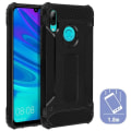 Pikkukuva 2 / 4: Coque - ILMOITTAA - Defender II - Iskunkestävä - Musta - Huawei P Smart 2019 / Honor 10 Lite Svart