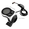 Miniatyrbillede 7 af 8: 250W/350W Børsteløs Controller LCD Display Panel Hastighedsskifter til Elektrisk Cykel Scooter (36V)