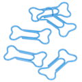 Miniatyrbillede 5 af 8: 50 stk knogleformede papirclips Smukke farveglidningsbestandige bærbare kontorpapirclips knoglepapirclips til daglig brug
