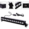Miniatyrbillede 5 af 5: 2025 Ny UV Lys Bar, 36W UV Flood Light Lilla Lys 12 LEDs, Sort Lys Lampe Væg Lampe Scene Lys