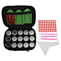 Miniatyrbild 1 av 8: Rhinestone Painting Case 15 Grid Transparent Design Portable Practical Bead Storage Containers Art Supplies