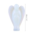 Miniatyrbillede 2 af 6: 1,5 tommer smuk naturlig opal engel form krystal helbredende sten gave