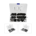 Miniatyrbillede 8 af 8: 480 stk. flade skiver sortiment M2 M2.5 M3 M4 M5 M6 M8 M10 kulstofstål hardware til bil hjem