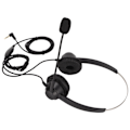 Miniatyrbillede 5 af 8: H360D‑3.5VA 3.5mm Binaural Business Headset Binaural Customer Service Headset med mikrofon og lydstyrkekontrol