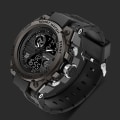 Miniatyrbillede 2 af 5: LED Elektronisk Sportsur Vandtæt Letvægts Dual Display Lysende Smartwatch til drenge Sort