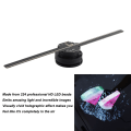 Miniatyrbilde 6 av 8: 3D-hologramvifte 224 LED-lysperler Høyoppløselig 3D-annonseringsspiller for bedrifter Butikkbutikkbar 100‑240V EU-plugg