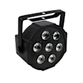 Miniatyrbilde 1 av 5: 7 Par LED Party Lyslenker med Fjernkontroll, 7 Kanal DMX/Auto/Lydaktivert Modus og 8 Effekter Lyslenker for Bryllupsfest DJ Disco Bryllup