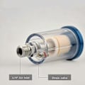 Miniatyrbillede 5 af 5: 1/4\" Trykluft Vandudskiller, Mini Kompressor Luftfilter Udskiller