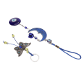 Miniatyrbilde 6 av 8: Blue Eyes Moon Hengende Ornament Sommerfuglanheng Good Luck Blessing Vegghengende dekorasjon for amulettgaver