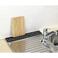 Miniatyrbilde 5 av 5: Stor sort silikon oppvaskmatte - 50,5*8*1cm