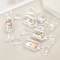 Pikkukuva 4 / 5: Candy Shape Säilytyslaatikko Innovatiivinen sarjakuva läpinäkyvä korusäiliö korvakoruille karkkeja sormuksia helmiä läpinäkyvä n. 8,5 x 2,5 cm / 3,3 x 1,0 tuumaa
