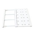 Miniatyrbilde 5 av 8: Justerbar hylle i spenn, plassbesparende, utvidbar skaporganisator, skillevegger for skoskap, skaplengde 30‑40 cm/11,8‑15,7 tommer