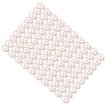 Miniatyrbilde 7 av 8: 100 stk binders gull søt unik form lett bærbar galvaniseringsprosess metall binders med oppbevaringsboks polygon
