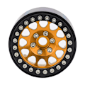 Pikkukuva 4 / 8: 4 kpl 1:10 RC-mallin auton metalliset pyörännavat, auton renkaat sopivat Axial SCX10 / SCX10II / 90046 / 90047 musta ja kultainen