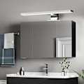 Miniatyrbillede 2 af 5: 40 cm LED badeværelsesspejllampe 7W 700 lumen 230 volt badeværelsesspejllampe fuldt aluminium 3i1 badeværelsesspejllys vandtæt IP44