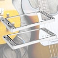 Miniatyrbilde 5 av 8: Metallgitar Humbucker Pickup-ramme Monteringsring for elektrisk gitartilbehør