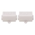 Miniatyrbillede 1 af 8: 2 stk 100A 1000V to i to ud-hurtigledningsterminal Inline forbindelsesstikboks Hurtigledningskabelstik til 2,5‑16mm² ledningsføring