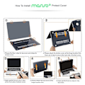 Miniatyrbillede 3 af 5: Shell Cover til MacBook Air 13 tommer Case A2337 A2179, Grøn