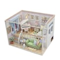 Pikkukuva 1 / 5: DIY Miniatyyri Nukkekotisetti Kalusteilla 3D Puinen Talon Malli