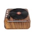 Miniatyrbilde 3 av 8: Mini Retro Vinyl Platespiller Høyttaler Trådløs Bluetooth High Definition Subwoofer Taleboks