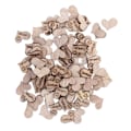 Miniatyrbilde 3 av 8: 200 stk trehjerter 16x22mm Premium tre miljøvennlig giftfri bred applikasjon hjerteutskjæringer for DIY-gaver håndverk