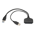 Pikkukuva 7 / 8: SATA– USB 3.0 -sovitinkaapeli 6 Gbps High Speed ​​Plug and Play Hot Swap -kiintolevysovitin 2,5 tuuman HDD SDD:lle