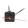 Miniatyrbild 3 av 5: 2X Modern Quartz Väggklocka Mekanism Urverk Reparations Reservdelar