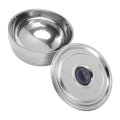 Miniatyrbillede 5 af 8: Rustfrit stål skål 2 lags rustfast termisk isolering til rissuppekøkken bestik 14 cm diamanttype