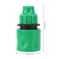 Miniatyrbillede 7 af 8: 10 STK plastik havevandingsfitting 3/8" vandslangehanestik Hurtigforbindelse