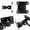 Miniatyrbilde 6 av 8: Universell vippebar LCD-skjerm TV-veggfeste for 14 15 17 19 22 24 tommer
