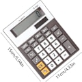 Miniatyrbillede 5 af 5: Lommeregner, Skrivebordslommeregner 8-cifret elektronisk lommeregner med biplyd og stort LCD-display til kontoret