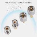 Miniatyrbilde 6 av 8: 4 sett SMA til UHF adapter UHF hann/hun til SMA hunn/hann RF koaksial adapterkontakt