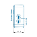 Miniatyrbild 2 av 5: Dubbelkanalig LCD-termometer Motortemperaturmätare Digital Display